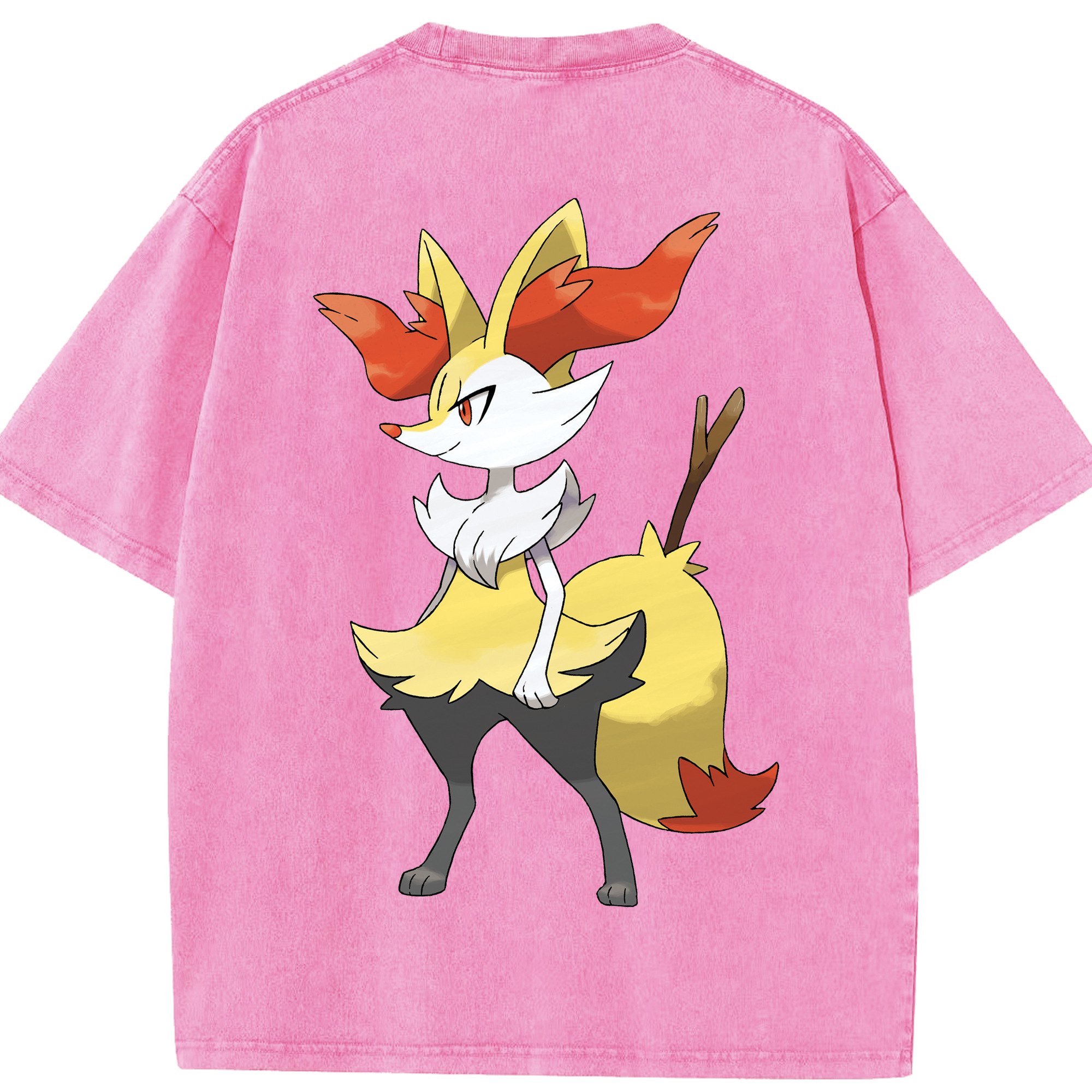 （画像用） ポケットモンスター Pokémon 綿100% ヴィンテージ風 半袖Tシャツ（背面プリント）